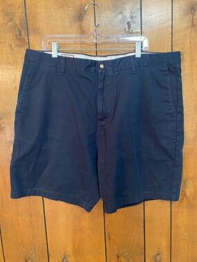 Volcom Men's Navy Flat-Front Cotton Shorts